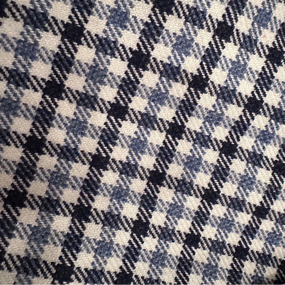 Kiton 100% Cashmere Men's Blazer - Black, Blue and White Checkered size IT 61 - Picture 9 of 17